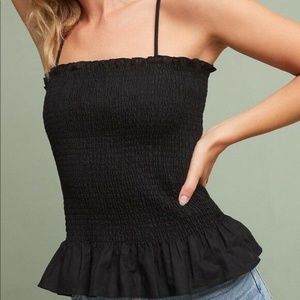 NWOT | Maeve | Anthropologie | Smocked Peplum Cami